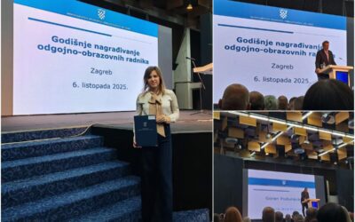 Ministarstvo nagradilo najuspješnije odgojno-obrazovne radnike