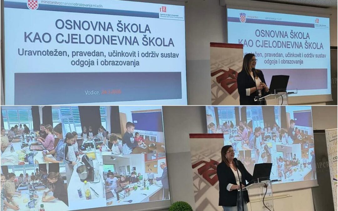 Izlaganje pedagoginje Anete Orešković Buljan na stručnom skupu u Vodicama