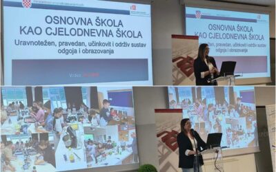 Izlaganje pedagoginje Anete Orešković Buljan na stručnom skupu u Vodicama