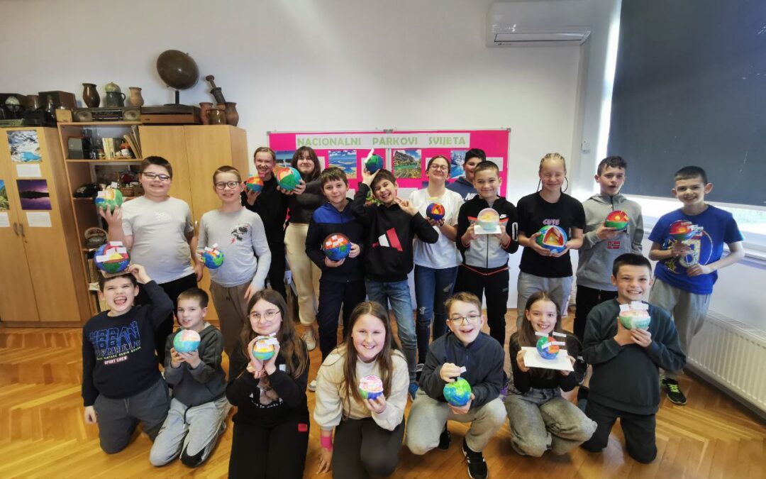 Građa Zemlje kroz kreativne učeničke modele