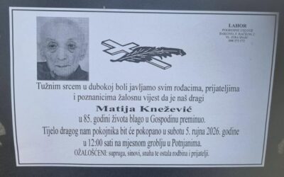 In memoriam: Matija Knežević